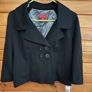 Black short jacket-ELLE